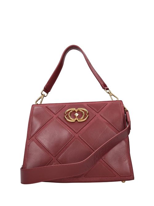 Leather bag LA CARRIE | CNOSSO SMALL SHOPPER BAGBORDEAUX